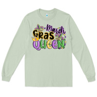 Matcha mardi gras queen Long Sleeve Tee - MaliasSmallBusiness