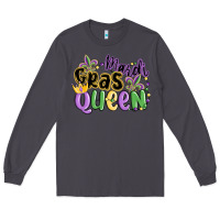 Smoke mardi gras queen Long Sleeve Tee - MaliasSmallBusiness