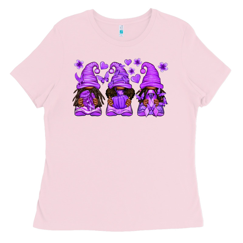 Domestic Violence Warrior Afro Gnomes Ladies Tee by texasbilliewilder | Teevron