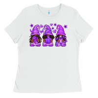 White Domestic Violence Warrior Afro Gnomes Ladies Tee - texasbilliewilder