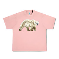 Salmon Polar Bear Urban Heavy Tee - LillyAllenDesigns