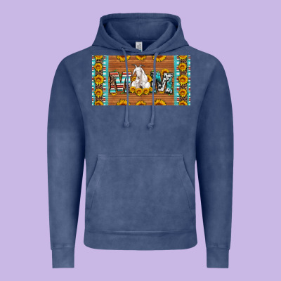 Mom Goat Sunflowers License Plate Vintage Hoodie Designed By Artiststas