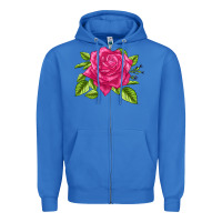 True Royal Perfume Delight Rose Zipper Hoodie - LillyAllenDesigns