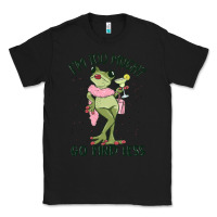 Black i'm too much go find less boujee frog Classic Tee - MaliasSmallBusiness