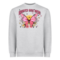 Heather Grey brighter days ahead Heavyweight Sweatshirt - MaliasSmallBusiness
