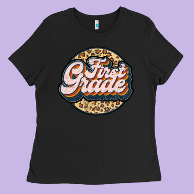 First Grade Ladies Tee Designed By Jahusdesignshop