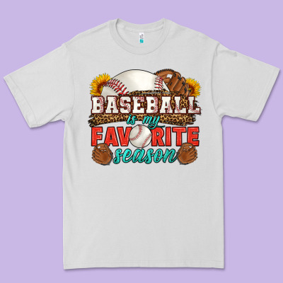 Baseball Is My Favorite Season Premium Tee Designed By Hra Design Shop