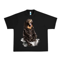 Black Malayan Sun Bear Urban Heavy Tee - LillyAllenDesigns