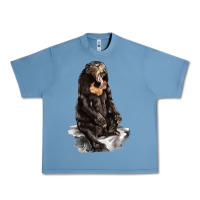 Pebble Blue Malayan Sun Bear Urban Heavy Tee - LillyAllenDesigns