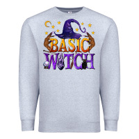 Heather Grey Basic Witch Premium Sweatshirt - texasbilliewilder
