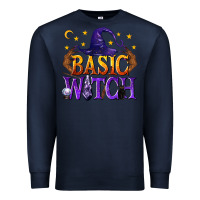 Navy Basic Witch Premium Sweatshirt - texasbilliewilder