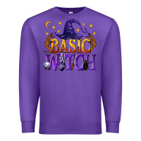 Purple Basic Witch Premium Sweatshirt - texasbilliewilder