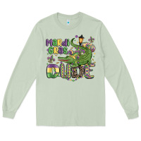 Matcha mardi gras dude alligator Long Sleeve Tee - MaliasSmallBusiness