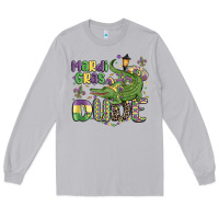 Moon Dust mardi gras dude alligator Long Sleeve Tee - MaliasSmallBusiness