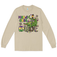 Mushroom mardi gras dude alligator Long Sleeve Tee - MaliasSmallBusiness
