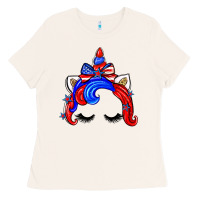 Bone 4th of july unicorn Ladies Tee - Zillion Design Studio