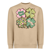 Mushroom st patricks day clover Heavyweight Sweatshirt - MaliasSmallBusiness