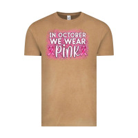 Vintage Camel in october we wear pink leopard glitter Vintage Tee - AdoDesignShop