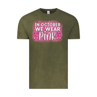 Vintage Olive in october we wear pink leopard glitter Vintage Tee - AdoDesignShop