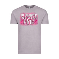 Vintage Zinc in october we wear pink leopard glitter Vintage Tee - AdoDesignShop