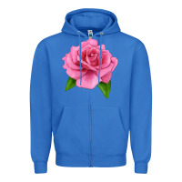 True Royal Perfume Delight Rose Zipper Hoodie - LillyAllenDesigns