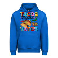 Cobalt Tacos before Vatos Valentine's Day Urban Hoodie - FaDigitalArtStudio