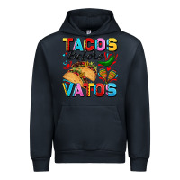 Navy Tacos before Vatos Valentine's Day Urban Hoodie - FaDigitalArtStudio