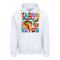 White Tacos before Vatos Valentine's Day Urban Hoodie - FaDigitalArtStudio