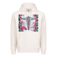 Pale Pink nurse Premium Hoodie - TumblerDesignByShophia