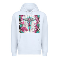 White nurse Premium Hoodie - TumblerDesignByShophia