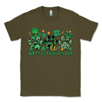 Army Green happy st.patrick's day Classic Tee - MaliasSmallBusiness