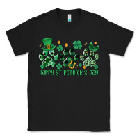 Black happy st.patrick's day Classic Tee - MaliasSmallBusiness