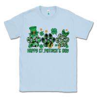 Dusty Blue happy st.patrick's day Classic Tee - MaliasSmallBusiness
