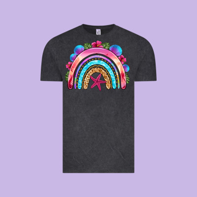 Summer Rainbow Vintage Tee Designed By Nancycooperartshop