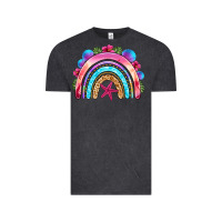 Vintage Black summer rainbow Vintage Tee - NancyCooperArtShop