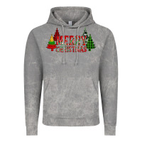 Cloud Rock merry christmas glitter plaid trees Vintage Hoodie - AdoDesignShop