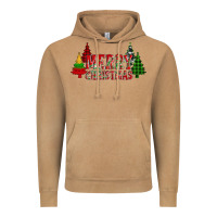 Vintage Camel merry christmas glitter plaid trees Vintage Hoodie - AdoDesignShop