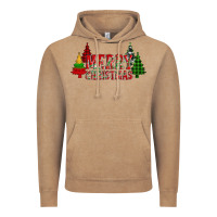 Vintage Coffee merry christmas glitter plaid trees Vintage Hoodie - AdoDesignShop