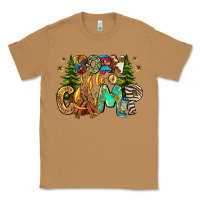 Toasted Coconut Born To Camp Classic Tee - CowhideDigitalArt