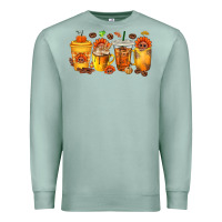 Seafoam Thanksgiving Coffee Cups Premium Sweatshirt - texasbilliewilder