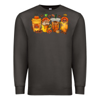 Smoke Thanksgiving Coffee Cups Premium Sweatshirt - texasbilliewilder