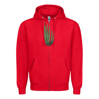 Red Organ Pipe Cactus Zipper Hoodie - LillyAllenDesigns