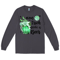Smoke even ırısh needs a beer Long Sleeve Tee - MaliasSmallBusiness