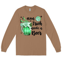 Toasted Coconut even ırısh needs a beer Long Sleeve Tee - MaliasSmallBusiness