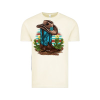 Vintage Arctic western boots and hat cactus leopard serape pattern Vintage Tee - BarkalooDesign