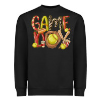 Black game day softball Heavyweight Sweatshirt - MaliasSmallBusiness