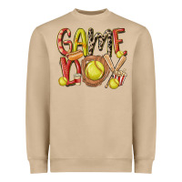 Mushroom game day softball Heavyweight Sweatshirt - MaliasSmallBusiness