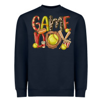 Navy game day softball Heavyweight Sweatshirt - MaliasSmallBusiness