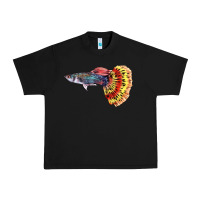 Black Guppy Fish Urban Heavy Tee - LillyAllenDesigns