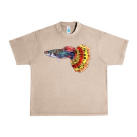French Oak Guppy Fish Urban Heavy Tee - LillyAllenDesigns